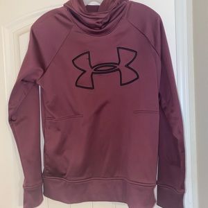 Plum colored under armor hoodie
